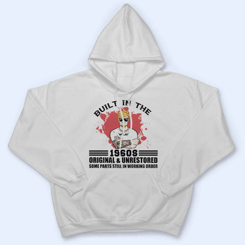 Original and Unrestored - Gift For Dad Grandpa - Personalized Custom T Shirt