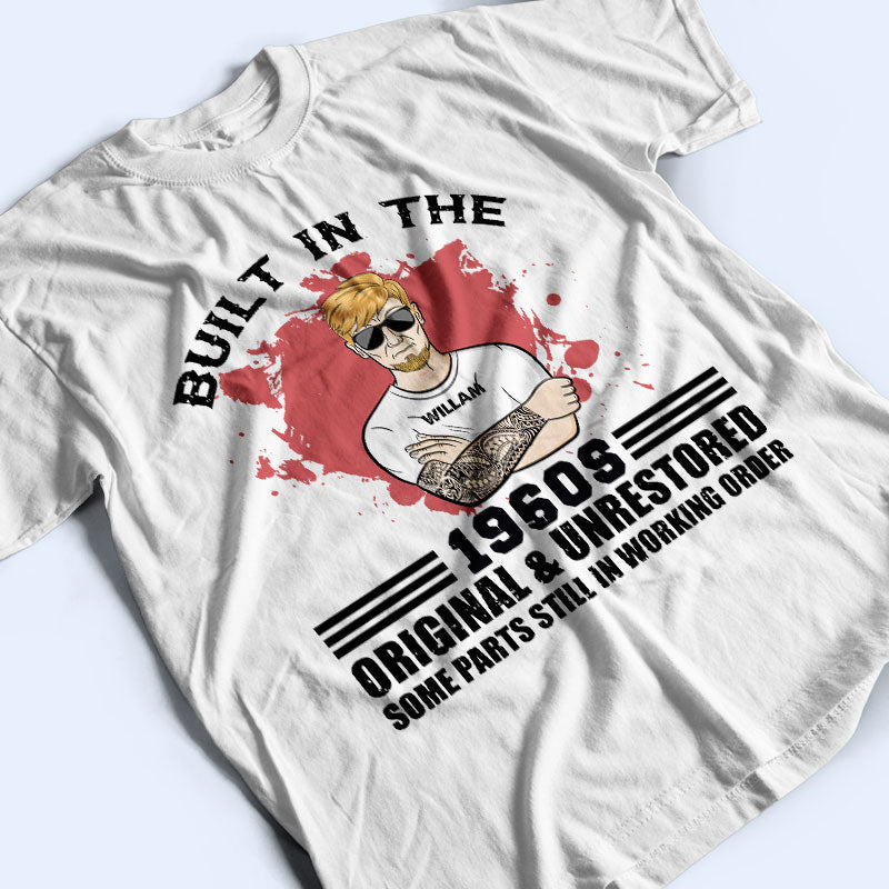 Original and Unrestored - Gift For Dad Grandpa - Personalized Custom T Shirt
