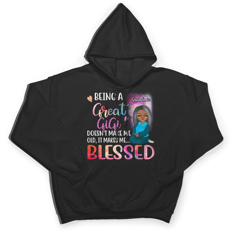 It Makes Me Blessed - Gift For Grandma - Personalized Custom T Shirt