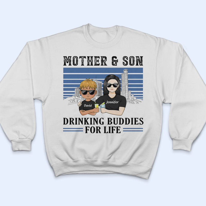 Drinking Buddies For Life - Gift For Family - Personalized Custom T Shirt