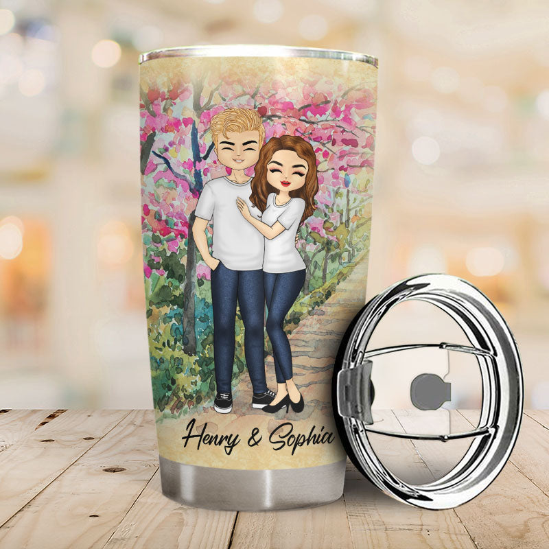 Couple I Had You You Had Me Husband Wife - Personalized Custom Tumbler