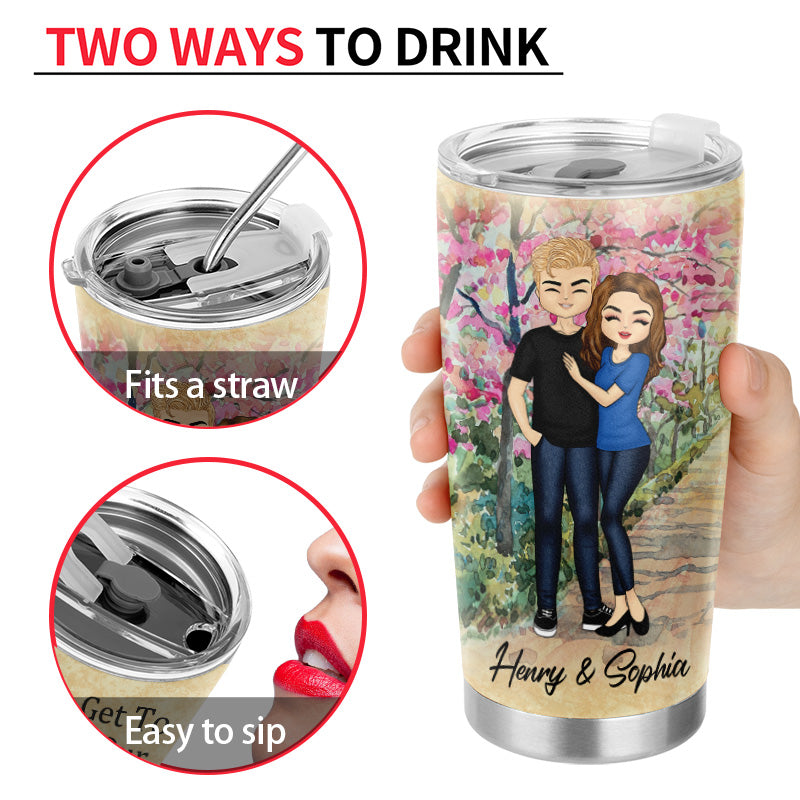 Couple I Had You You Had Me Husband Wife - Personalized Custom Tumbler