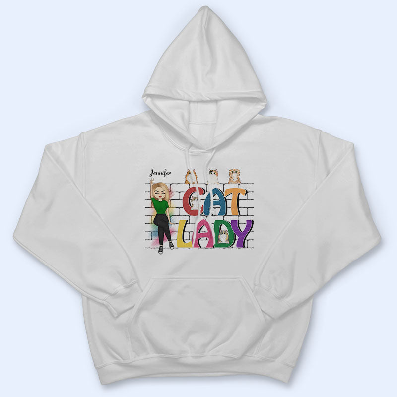Cat Lady - Cat Lovers Gift - Personalized Custom T Shirt