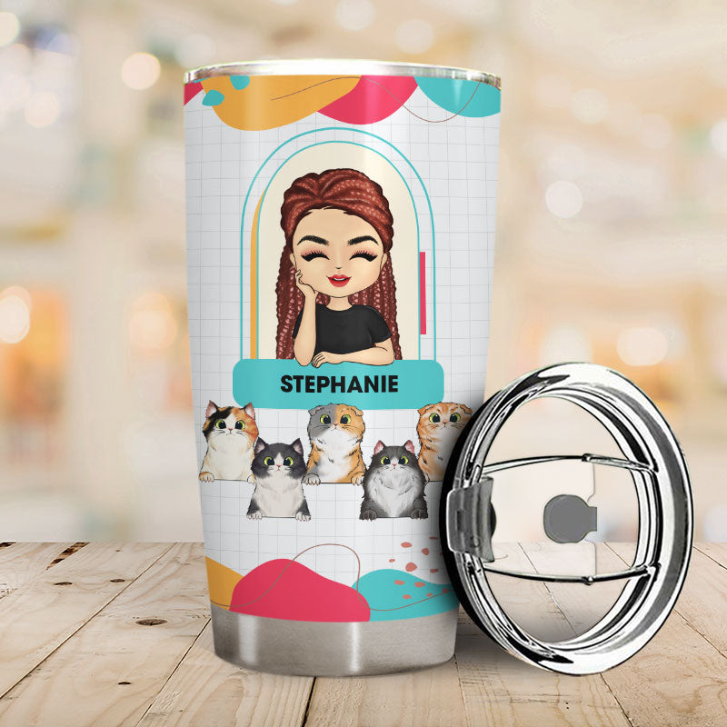 Cat Mom You Had Me At Meow - Mother Gift - Personalized Custom Tumbler