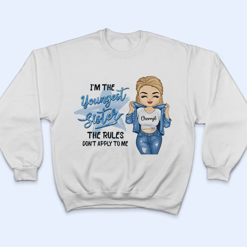 Sisters Chibi Girl The Rules Of Our Home - Personalized Custom T Shirt
