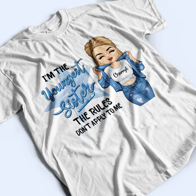 Sisters Chibi Girl The Rules Of Our Home - Personalized Custom T Shirt