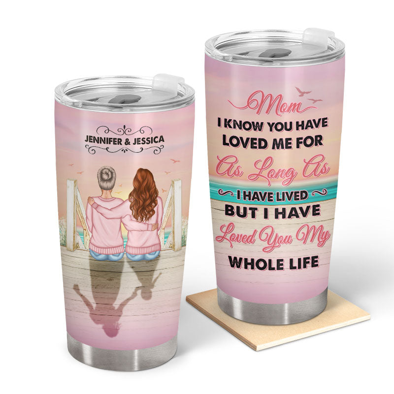 My Whole Life - Gift For Mothers - Personalized Custom Tumbler
