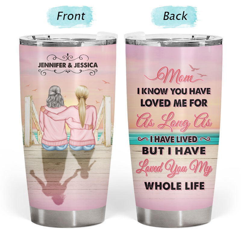 My Whole Life - Gift For Mothers - Personalized Custom Tumbler