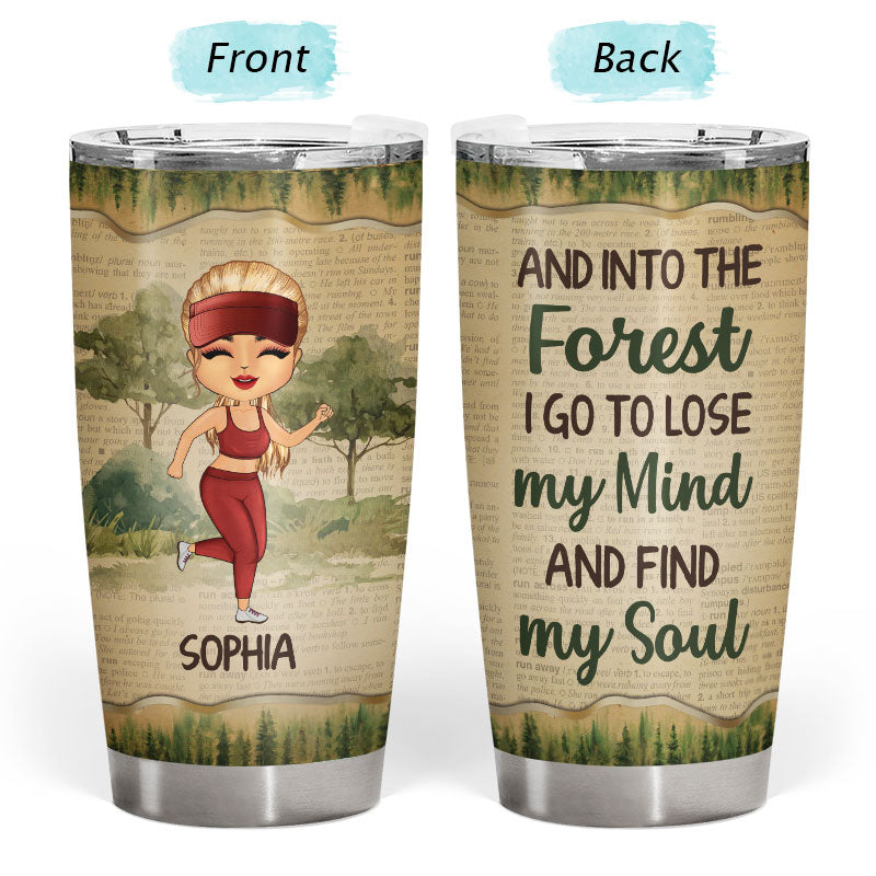 Just A Girl Who Loves Running - Gift For Running Lovers - Personalized Custom Tumbler