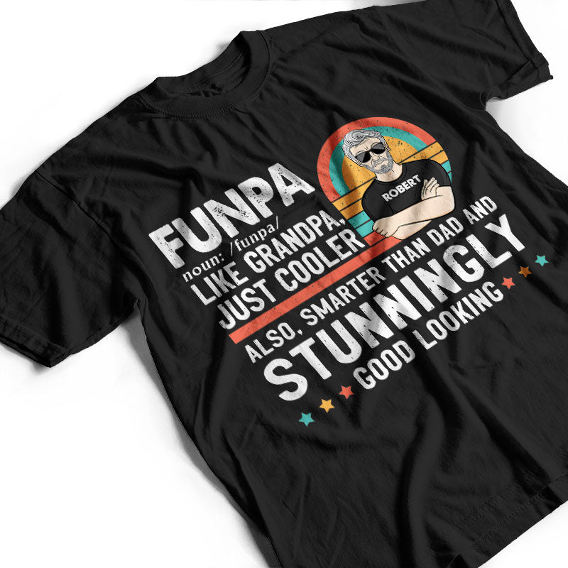 Funpa Gift For Grandpa - Personalized Custom T Shirt