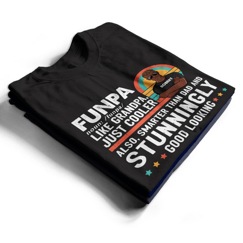 Funpa Gift For Grandpa - Personalized Custom T Shirt