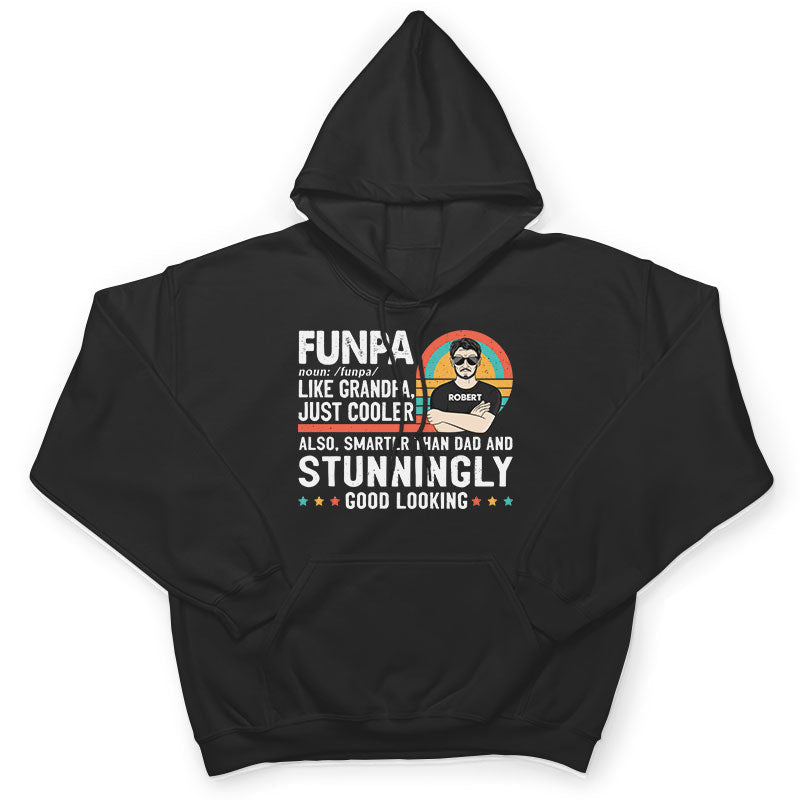 Funpa Gift For Grandpa - Personalized Custom T Shirt