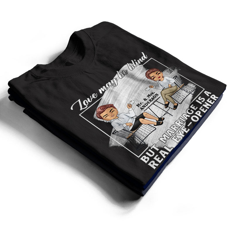 Real Eye-Opener - Funny Gift For Married Couples - Personalized Custom Sweatshirt