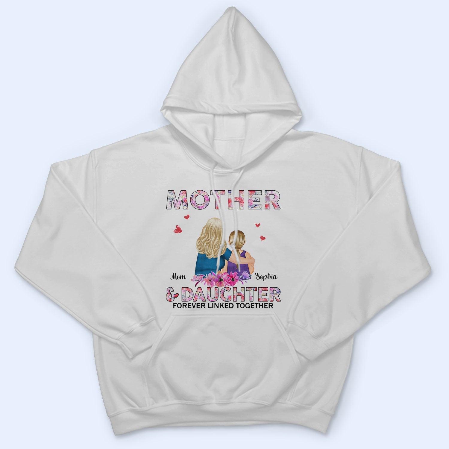 Like Mother Like Daughter Watercolor Style - Birthday, Family Gift For Mom, Women - Personalized Custom T Shirt