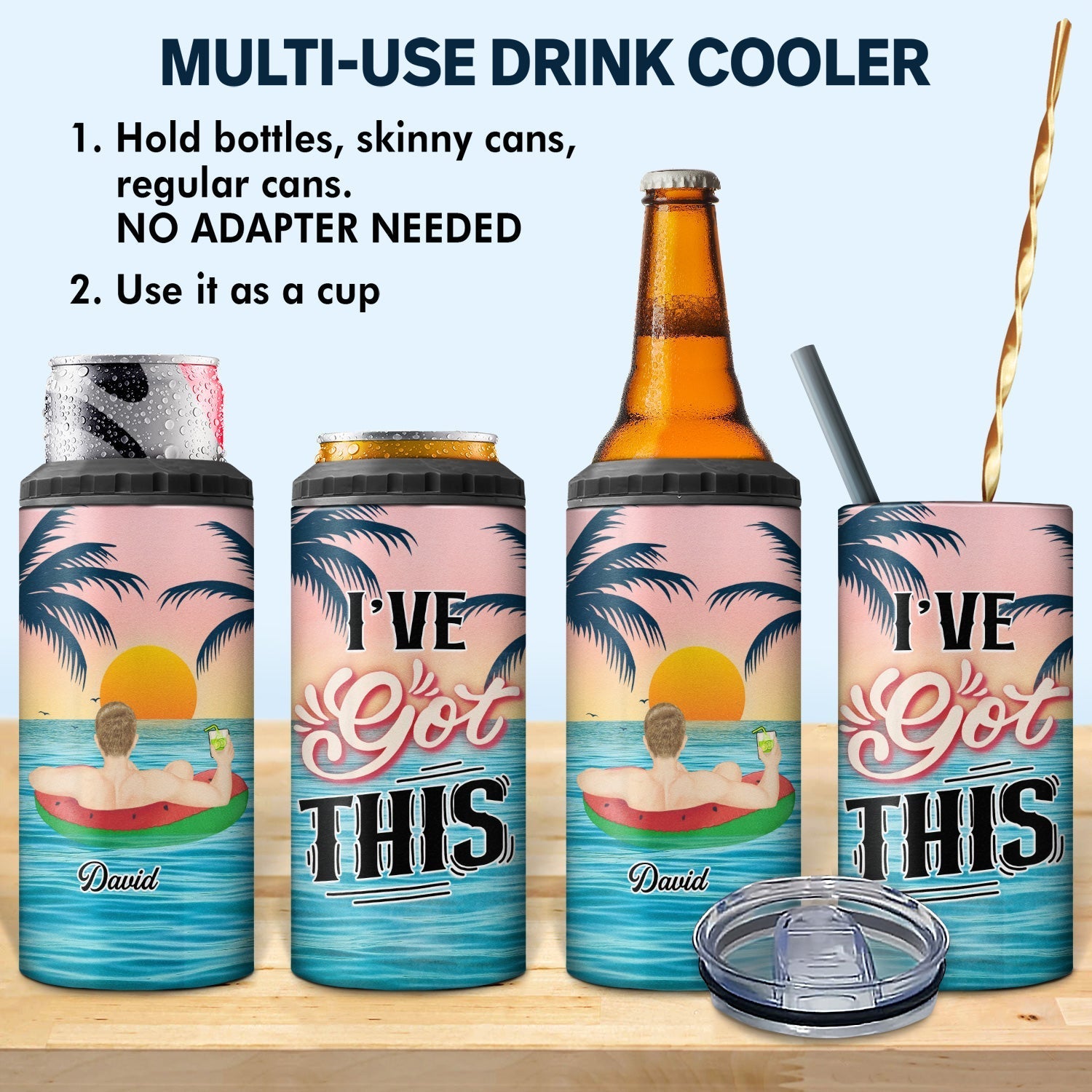 Winos Women In Need Of - Gift For Yourself - Personalized Custom 4 In 1 Can Cooler Tumbler