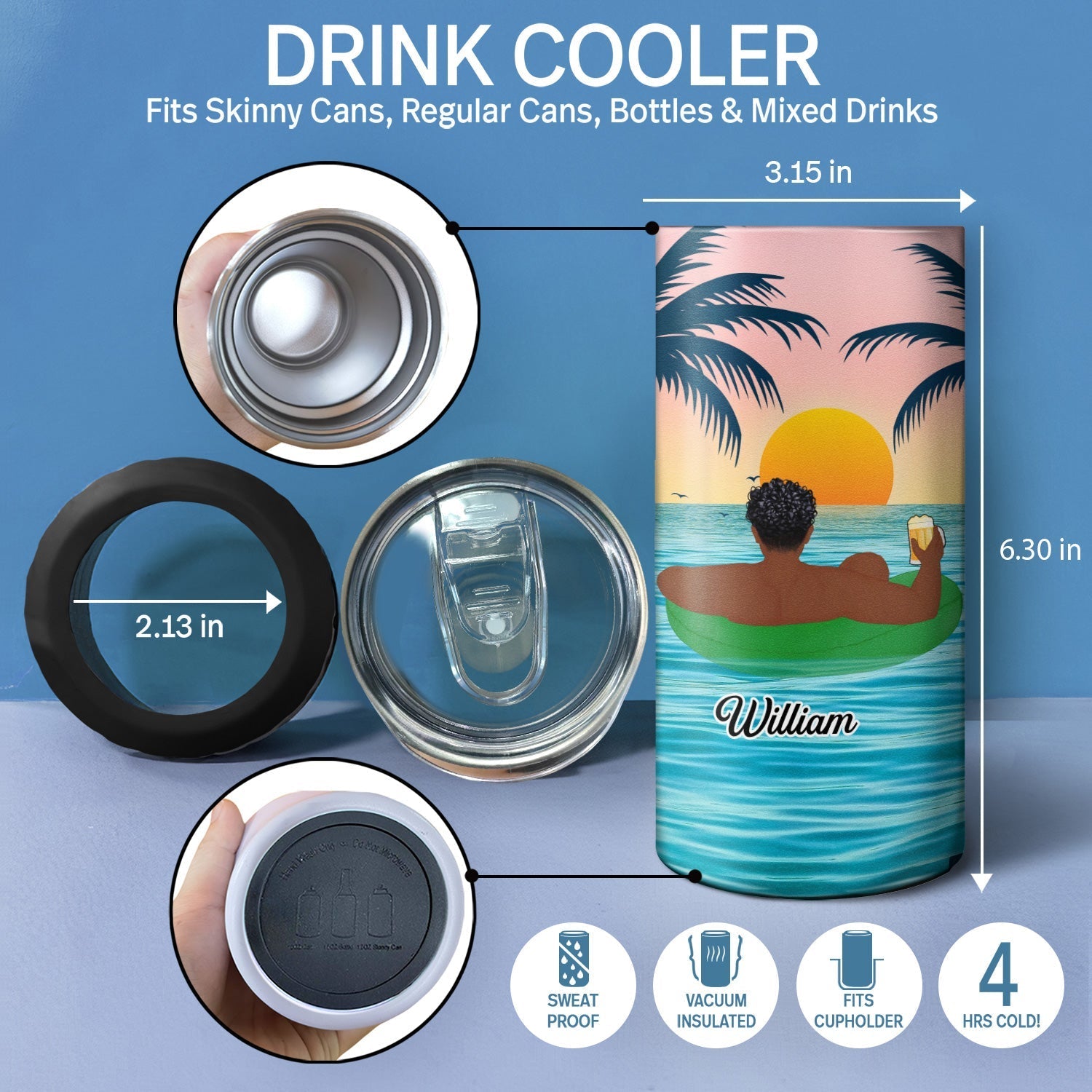 Winos Women In Need Of - Gift For Yourself - Personalized Custom 4 In 1 Can Cooler Tumbler