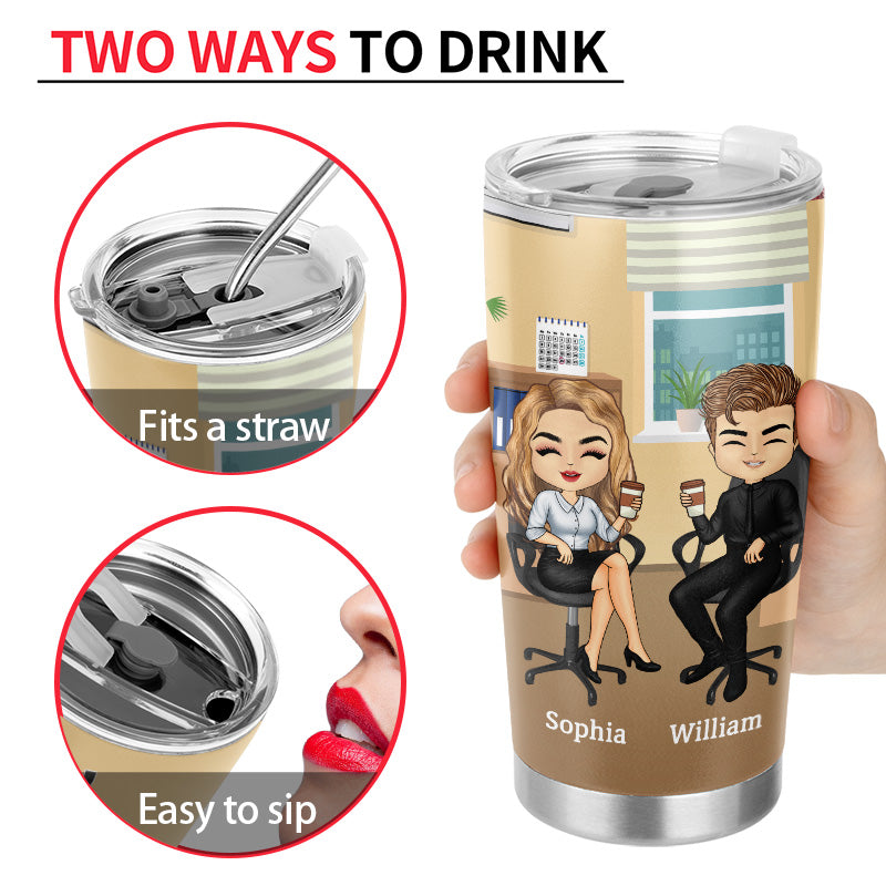 After I Finish Laughing Co-worker - Gift For Friends - Personalized Custom Tumbler
