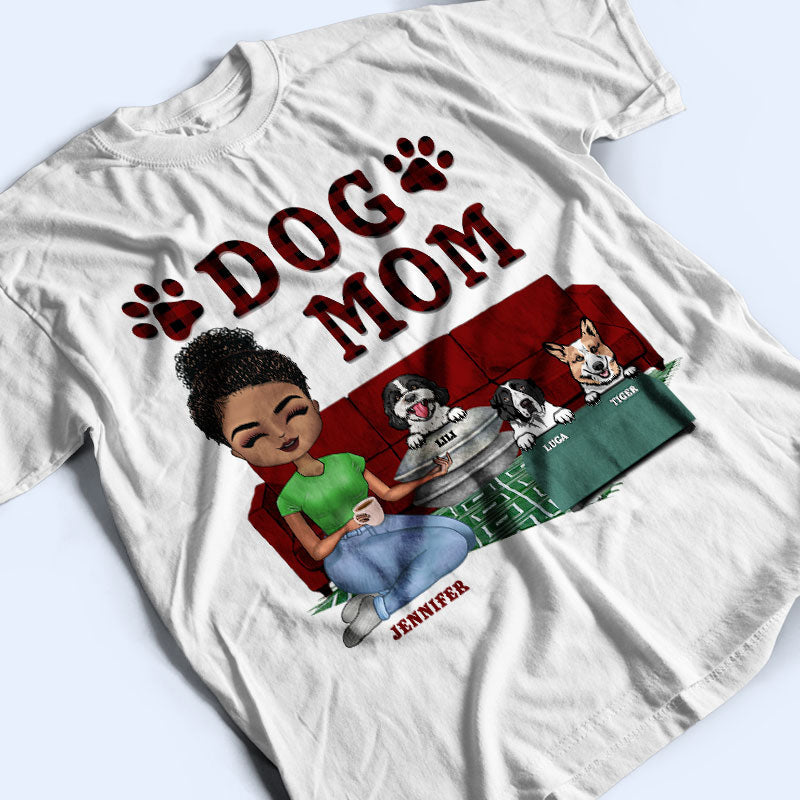 Rockin' The Dog Mom Life - Personalized Custom T Shirt