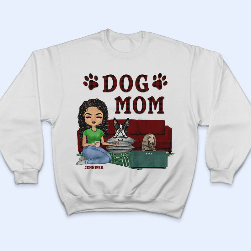 Rockin' The Dog Mom Life - Personalized Custom T Shirt