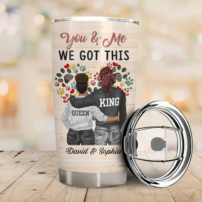 Thank You For Being - Gift For Dog Lovers - Personalized Custom Tumbler