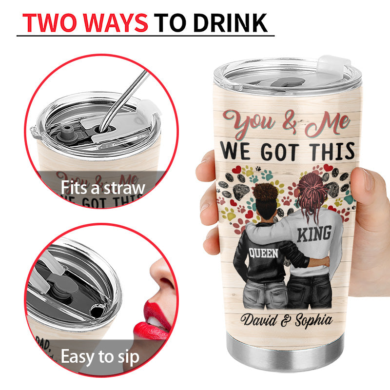 Thank You For Being - Gift For Dog Lovers - Personalized Custom Tumbler