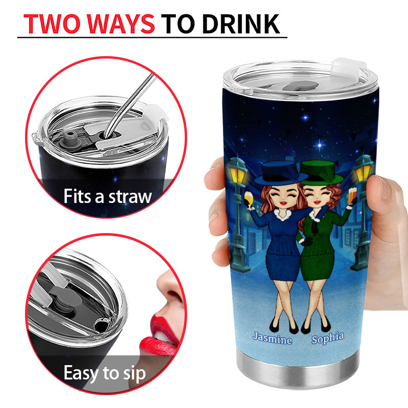 We'll Be Friends Until We're Old - Gift For Besties - Personalized Custom Tumbler
