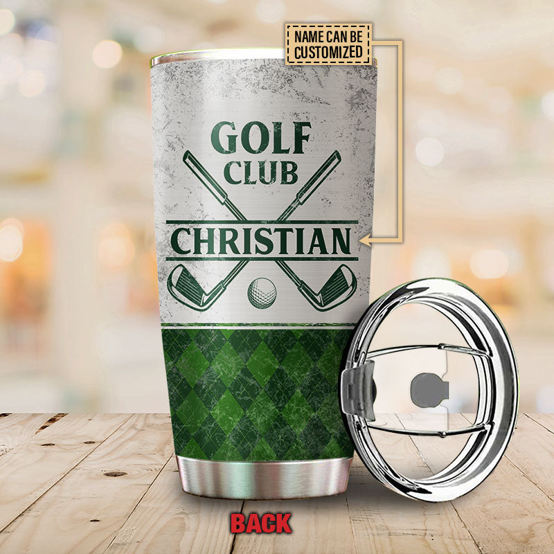 Personalized Golf Best Dad By Par Club Customized Tumbler