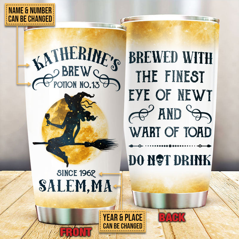 Personalized Witch's Brew Potion Custom Tumbler