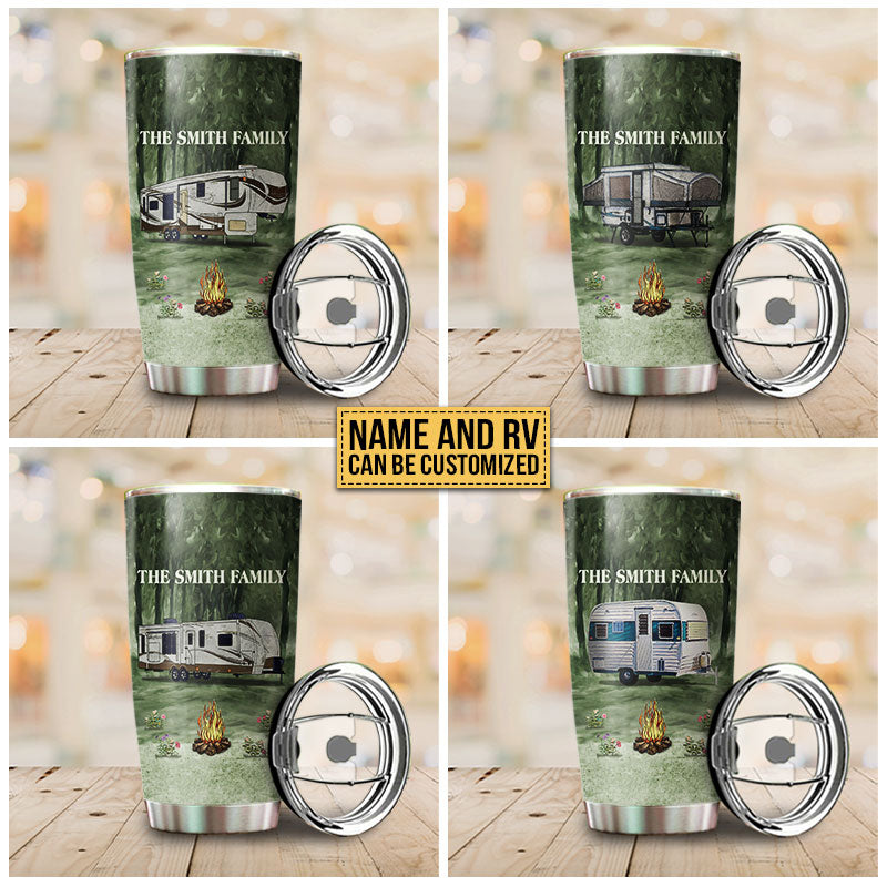 Personalized Camping Who Wander Are Lost Customized Tumbler