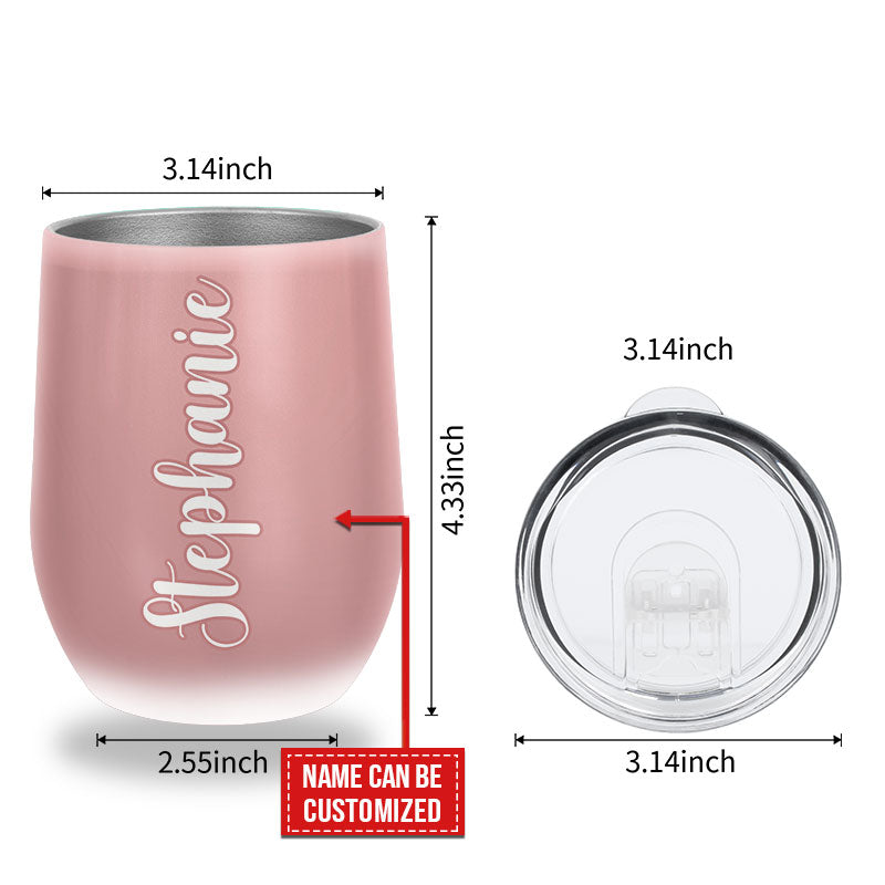 Personalized Patio Wine I'm Outdoorsy Custom Wine Tumbler