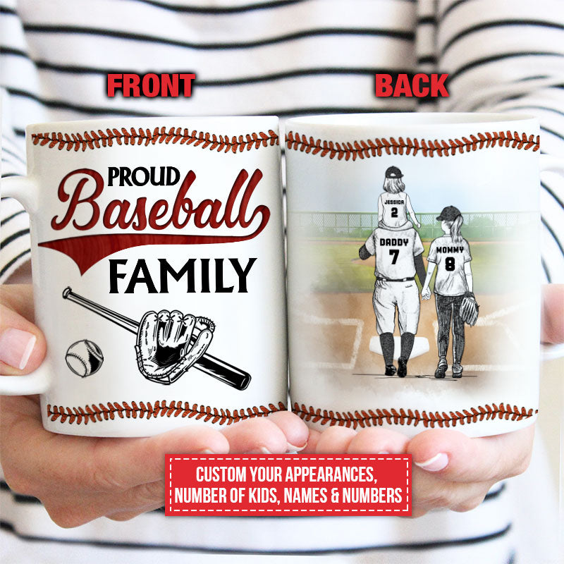 Personalized Proud Baseball Family Custom Mug