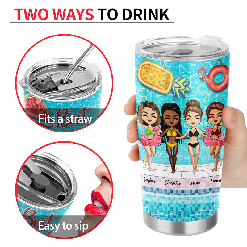 Swimming Best Friends Choose For Ourselves - Gift For BFF - Personalized Custom Tumbler