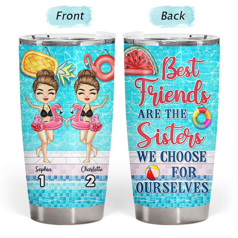 Swimming Best Friends Choose For Ourselves - Gift For BFF - Personalized Custom Tumbler