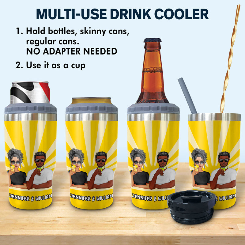 Might Be Water - Personalized Custom Triple 3 In 1 Can Cooler