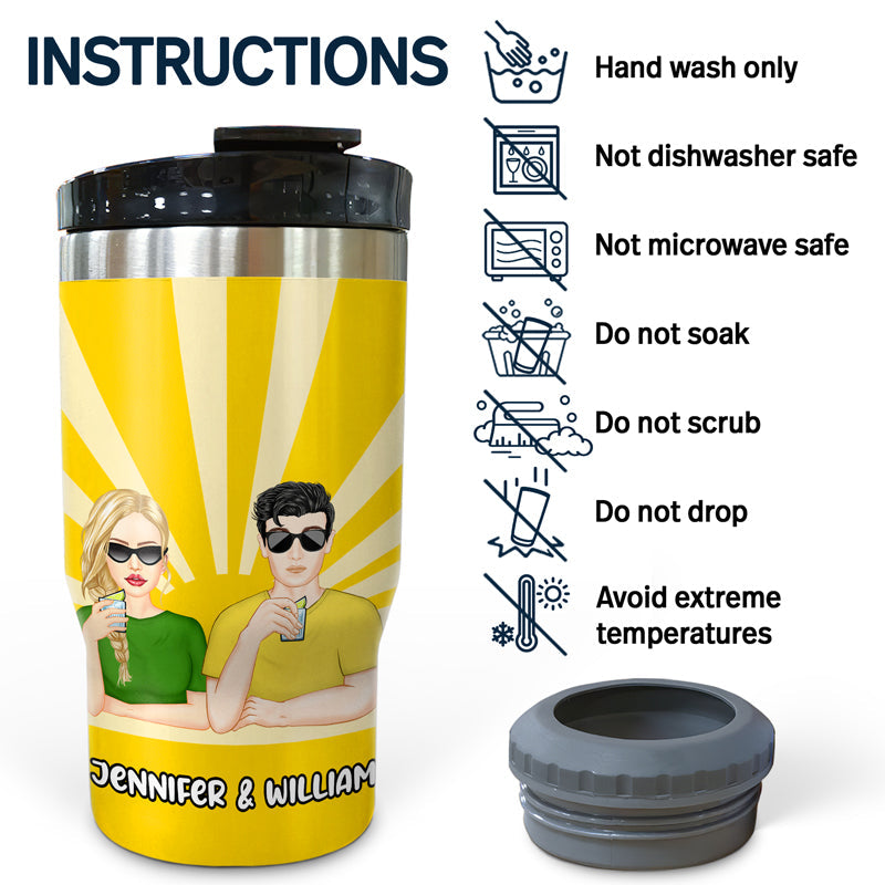 Might Be Water - Personalized Custom Triple 3 In 1 Can Cooler