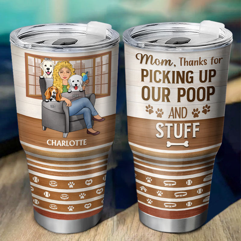 Thank You Best Dog Mom Ever Dog Lovers - Gift For Dog Lovers - Personalized Custom 30 Oz Tumbler