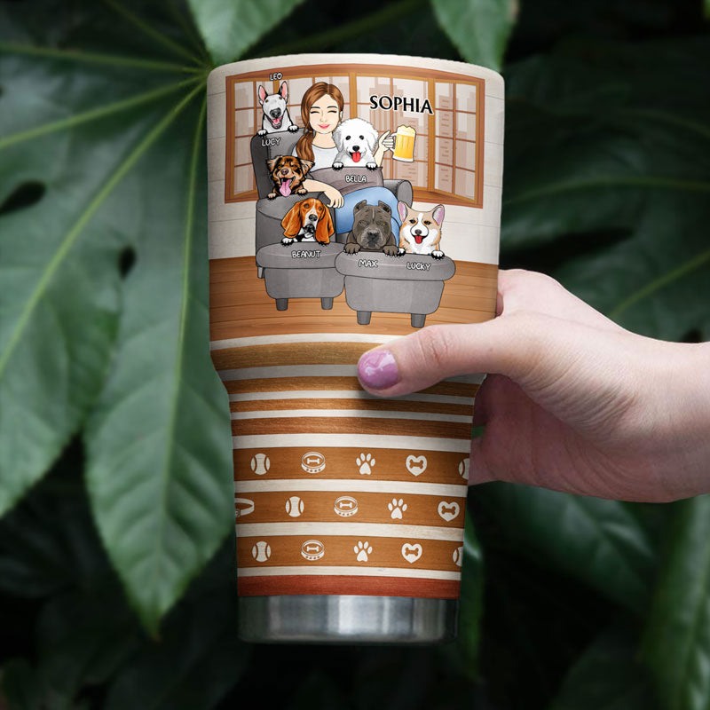 Thank You Best Dog Mom Ever Dog Lovers - Gift For Dog Lovers - Personalized Custom 30 Oz Tumbler