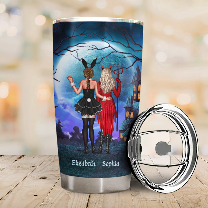 Halloween Best Friends We Choose For Ourselves - Halloween Gift For BFF - Personalized Custom Tumbler