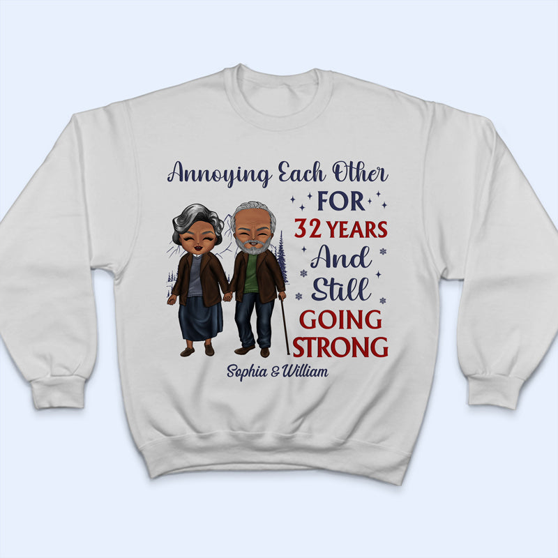 Couple Annoying Each Other For Year - Christmas Gift For Couple - Personalized Custom Hoodie