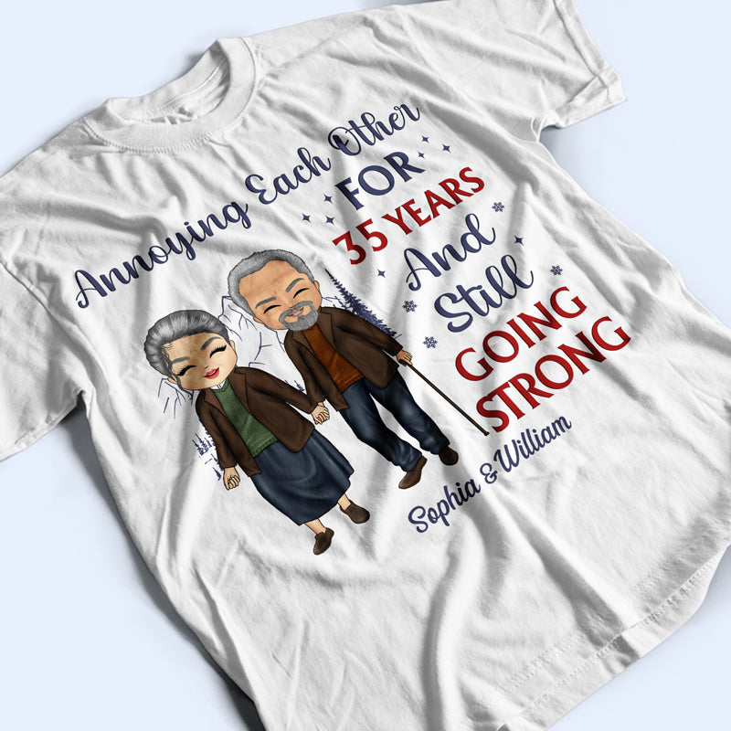 Couple Annoying Each Other For Year - Christmas Gift For Couple - Personalized Custom Hoodie