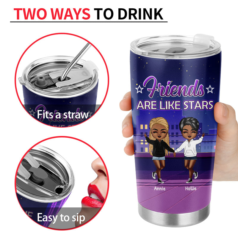 The Ones That Glow - Gift For Besties, Best Friends, BFF - Personalized Custom Tumbler