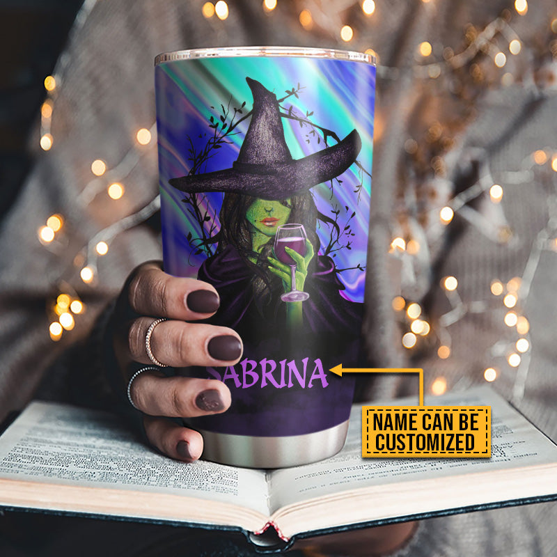 Witch Don't Make Me Get My Flying Monkeys Custom Tumbler, Personalized Witch Tumbler, Gift For Witch